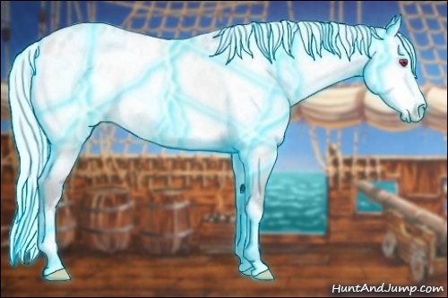 Horse Color:Thunderstruck Silver Sable Champagne Chinchilla Mushroom Sabino Appaloosa 