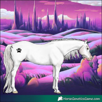 Horse Color:White Spotted Silver Brown Varnish