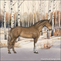 Horse Color:Chocolate Palomino Mushroom 