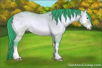Horse Color:Watercolor Bay Ice Onyx 