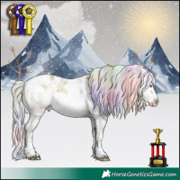 Horse Color:Nacre White Spotted Chocolate Silver Sable Cream Champagne Ice Sabino Rabicano 