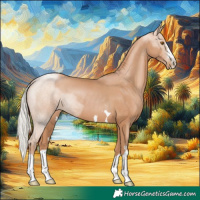 Horse Color:Silver Black Pearl 