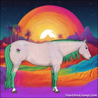 Horse Color:Watercolor Buckskin Roan 