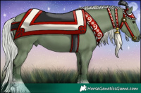 Horse Color:Watercolor Silver Black 