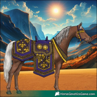 Horse Color:Silver Black 