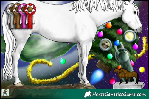 Horse Color:Gray Black and Gray Bay