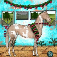 Horse Color:White Spotted Liver Chestnut Pearl Snowflake Varnish