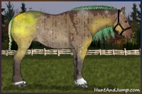 Horse Color:Painted Silver Brown Dun Brindle 