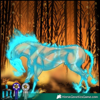 Horse Color:Thunderstruck Red Dun 