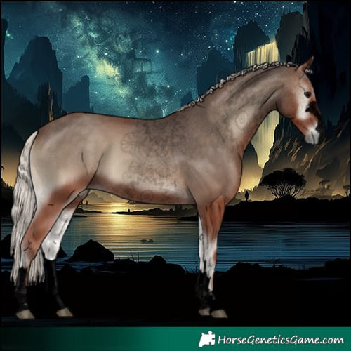 Horse Color:Void Silver Blue Onyx