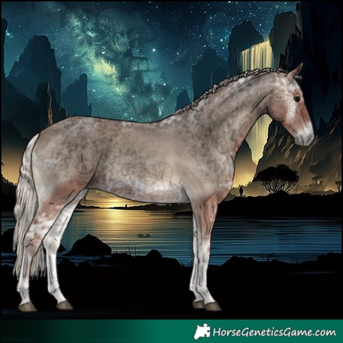 Horse Color:Void Silver Blue Onyx Ice