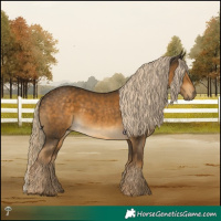 Horse Color:Chocolate Palomino Mushroom Rabicano 