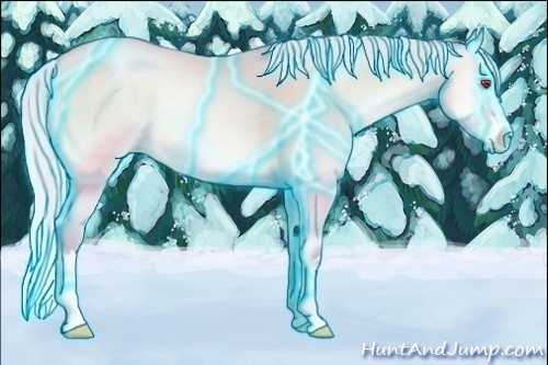 Horse Color:Thunderstruck Watercolor Silver Buckskin Chinchilla Pearl Onyx Sabino Splash 