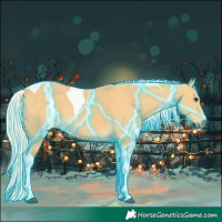 Horse Color:Thunderstruck Palomino Tobiano 