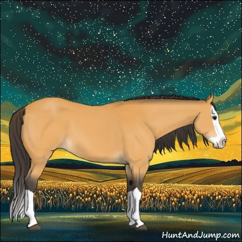 Horse Color:Buckskin Splash