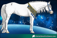 Horse Color:Silver Brown Dun Snowflake Varnish