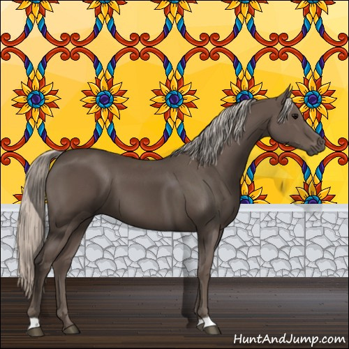 Horse Color:Silver Black