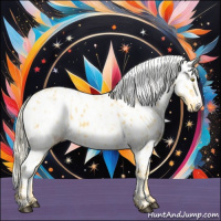 Horse Color:Palomino Near Leopard  and Palomino Near Leopard 