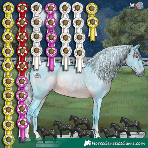 Horse Color:Watercolor Silver Brown Chinchilla 