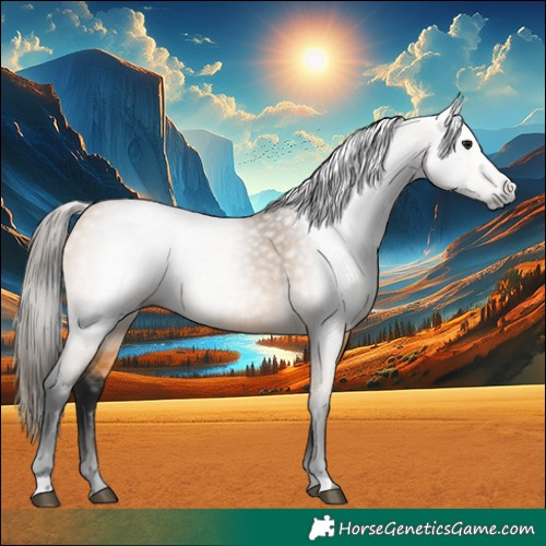 Horse Color:Gray Buckskin 