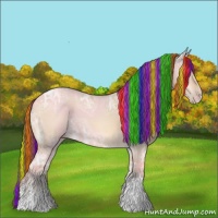 Horse Color:Painted Amber Champagne Ice Dun Tobiano 