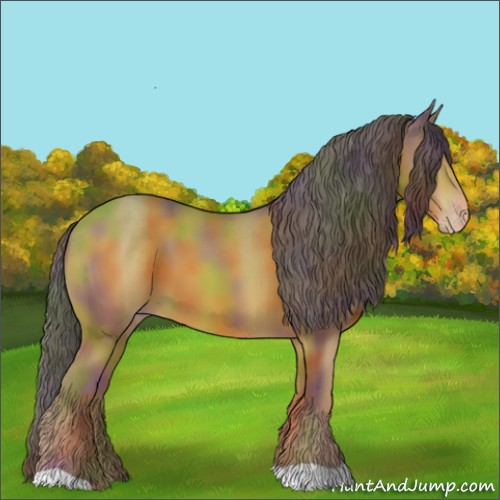 Horse Color:Nacre Sable Champagne