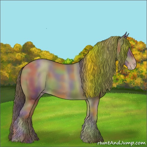 Horse Color:Nacre Classic Champagne