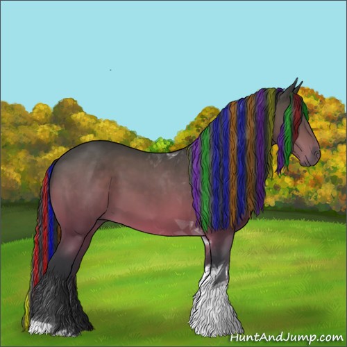 Horse Color:Painted Brown Tobiano 