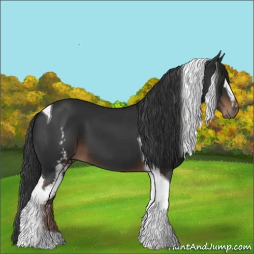 Horse Color:White Spotted Liver Chestnut Tobiano 