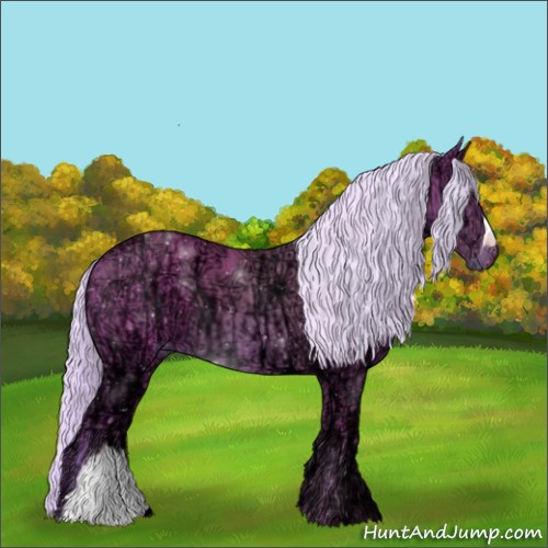 Horse Color:Watercolor Chestnut Ice Varnish
