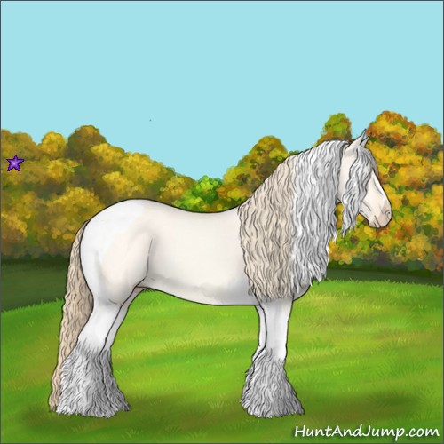 Horse Color:Perlino Dun Tobiano 