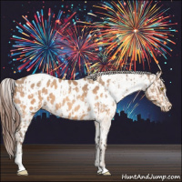 Horse Color:Amber Champagne Sabino Tobiano Appaloosa  and Amber Champagne Sabino Tobiano Appaloosa 