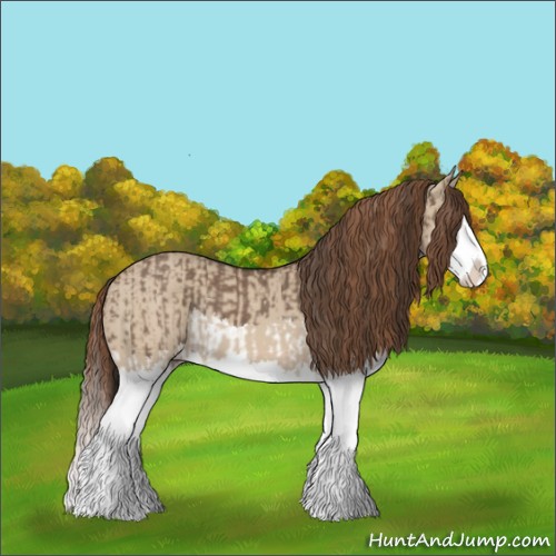 Horse Color:Platinum Liver Red Dun Splash  and Red Dun Splash 