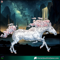 Horse Color:Gray Painted Classic Champagne Dun 