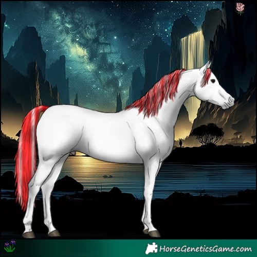 Horse Color:Gray Painted Silver Black Tobiano