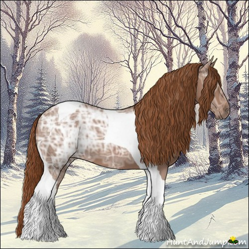Horse Color:Chestnut Ice Tobiano