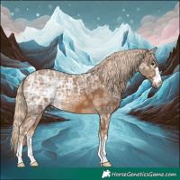Horse Color:Chocolate Palomino Ice 