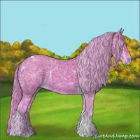 Horse Color:Watercolor Chestnut Ice Tobiano 