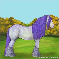 Horse Color:Nacre Watercolor Bay Ice Sabino 