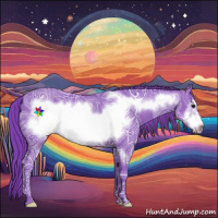 Horse Color:Watercolor Smoky Black Ice Frame 