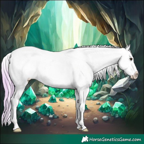 Horse Color:Watercolor Chestnut Sabino Appaloosa 