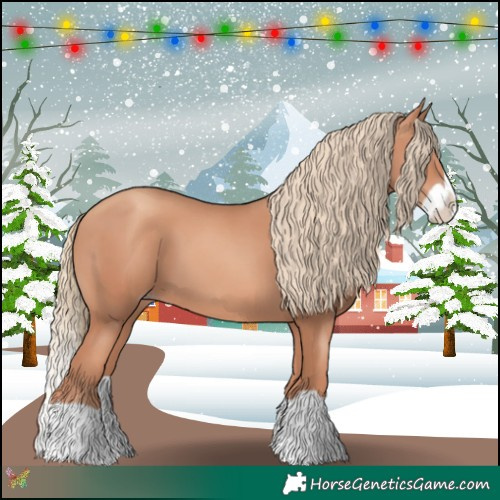 Horse Color:Gold Champagne Splash 