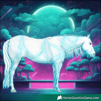 Horse Color:Thunderstruck Cremello Dun 