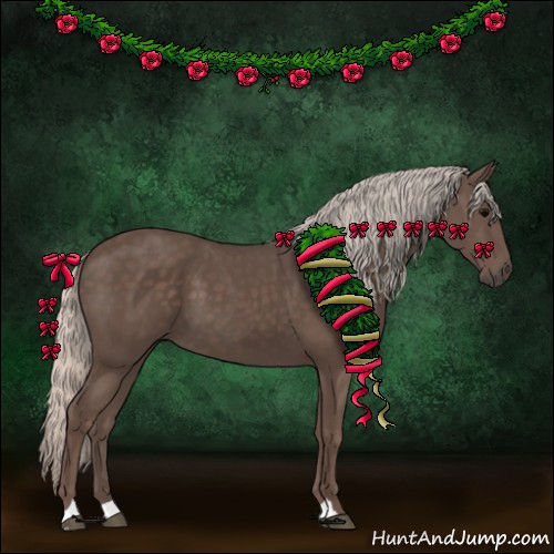 Horse Color:Silver Black 