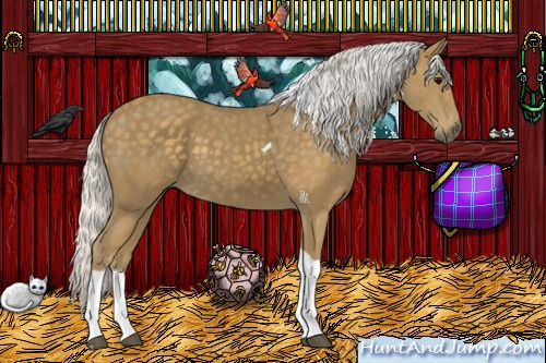 Horse Color:Silver Smoky Black Tobiano 