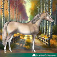 Horse Color:Chocolate Palomino Pearl Onyx Mushroom