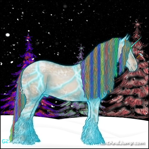 Horse Color:Painted Thunderstruck Grullo Ice Pearl 