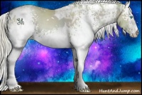 Horse Color:Watercolor White Spotted Silver Smoky Black Ice Pearl