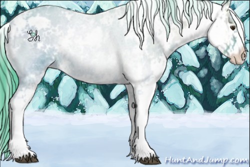 Horse Color:Watercolor Bay Ice Onyx Sabino 
