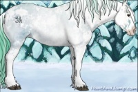 Horse Color:Watercolor Bay Ice Onyx Sabino 